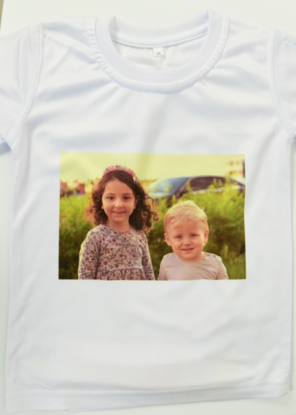 Печать на футболке детской
